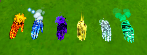 The varying elemental hands of Twinmage
